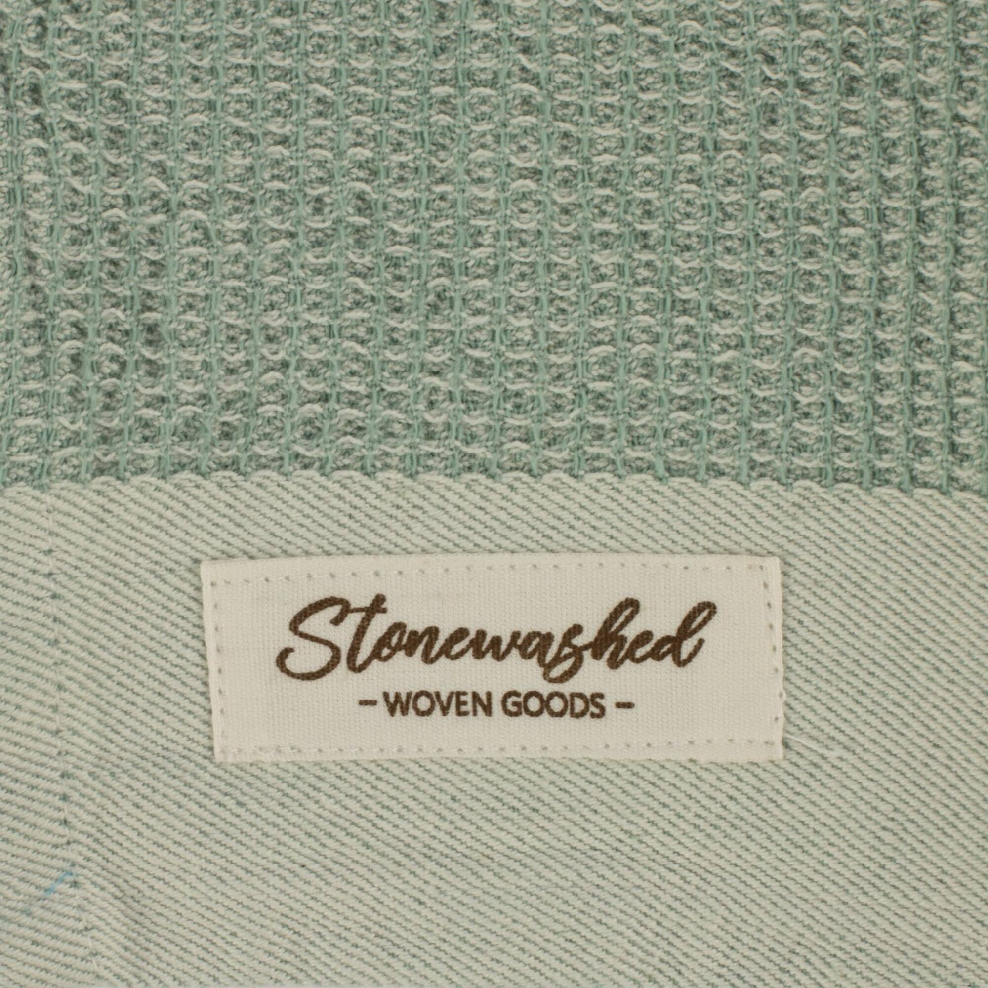 DII® Jadeite Washed Waffle Woven Dishtowels, 2ct.